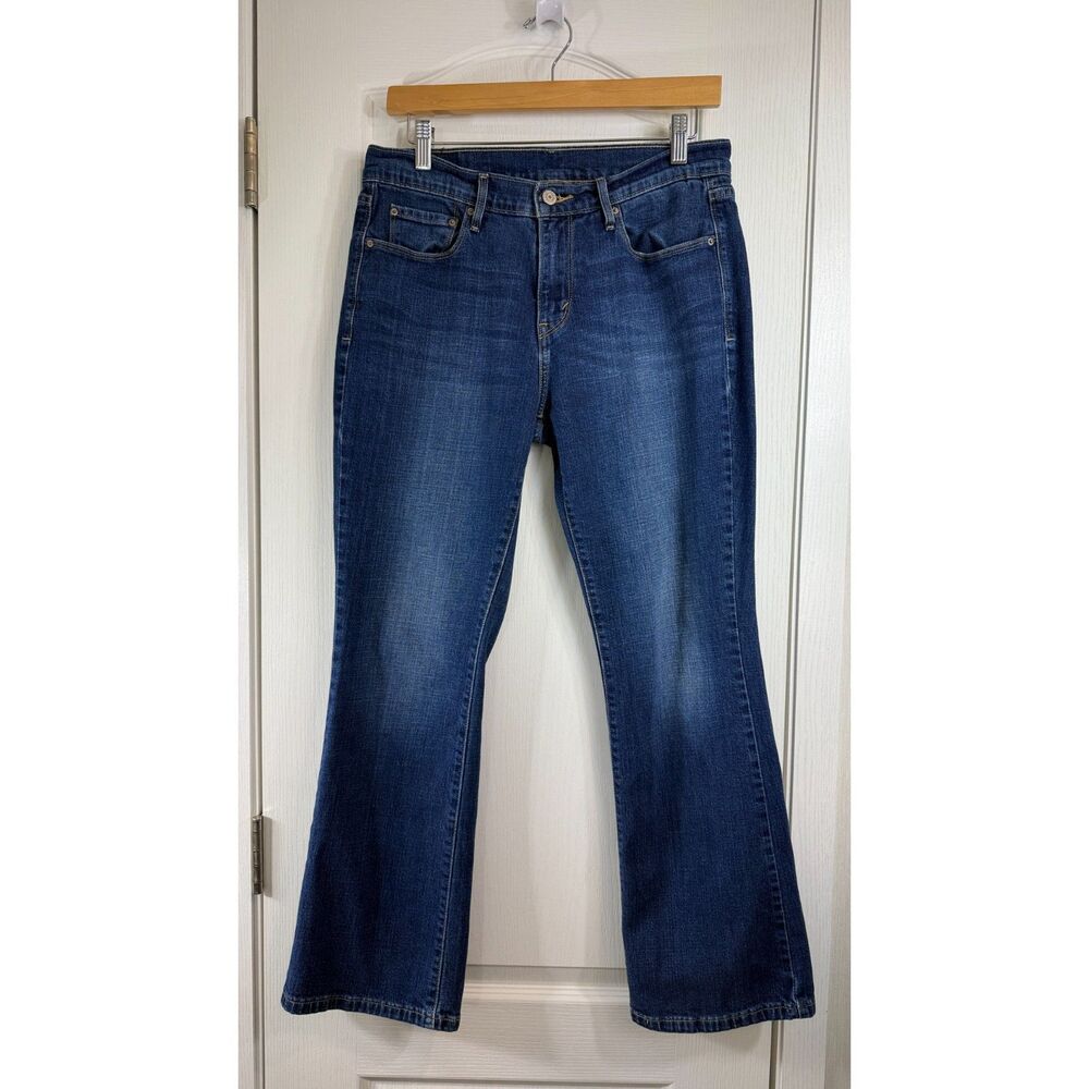 Levi's Women's Bootcut Jeans Size 8 Short W29 L30 Stretch Medium Wash Denim